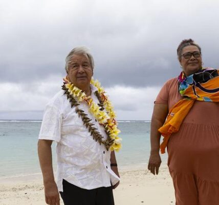 UN chief urges climate justice for Pacific nations beset by rising oceans