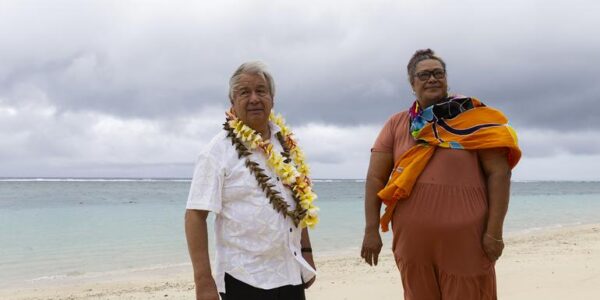 UN chief urges climate justice for Pacific nations beset by rising oceans