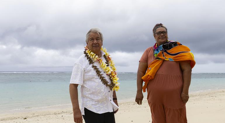 UN chief urges climate justice for Pacific nations beset by rising oceans