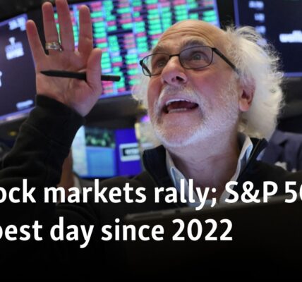 US stock markets rally; S&P 500 sees best day since 2022