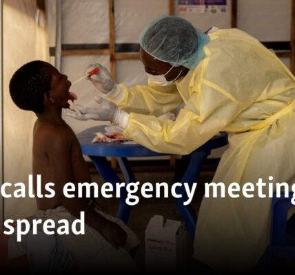 WHO calls emergency meeting on mpox spread