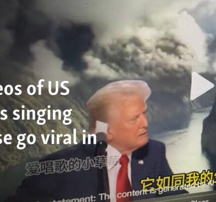 AI videos of US leaders singing Chinese go viral in China