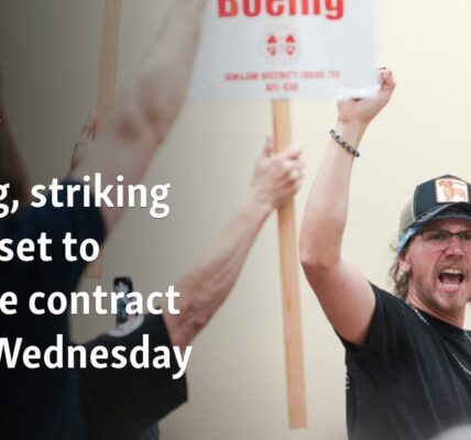 Boeing, striking union set to resume contract talks Wednesday