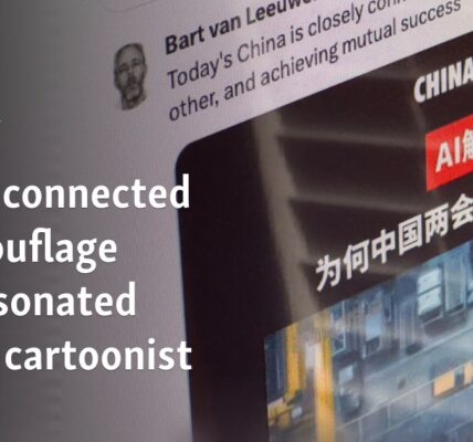 China-connected spamouflage impersonated Dutch cartoonist