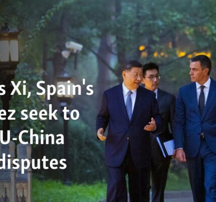 China's Xi, Spain's Sanchez seek to ease EU-China trade disputes