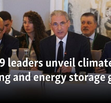 COP29 leaders unveil climate funding and energy storage goals