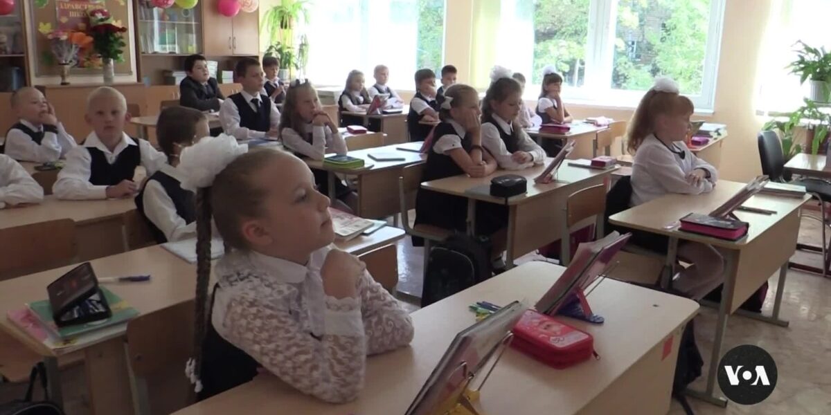 Critics say Russia is militarizing classrooms