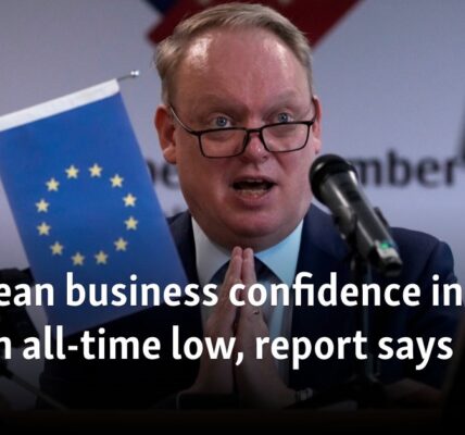 European business confidence in China is at an all-time low, report says