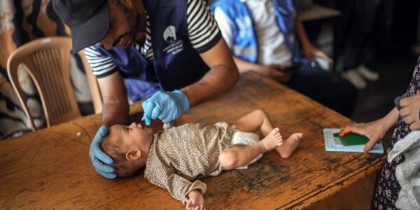 Gaza: WHO chief hails ‘massive success’ of polio campaign amid tragic reality