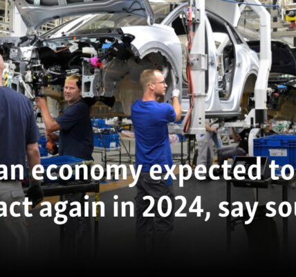 German economy expected to contract again in 2024, say sources