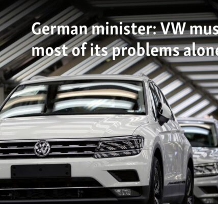 German minister: VW must solve most of its problems alone