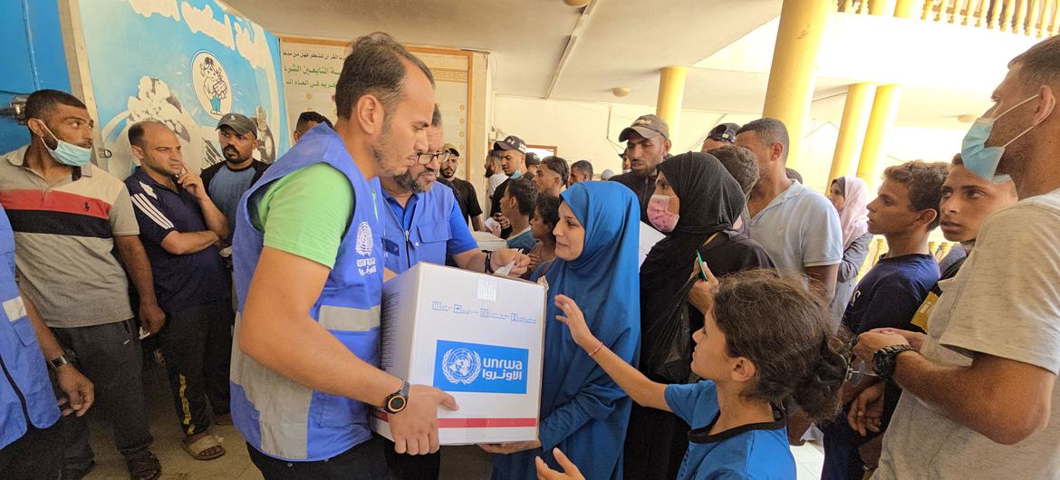 UNRWA continues to offer support to people in Gaza.