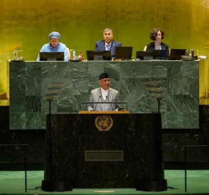 Nepal’s Prime Minister highlights climate crisis, global inequality at UNGA