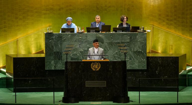 Nepal’s Prime Minister highlights climate crisis, global inequality at UNGA