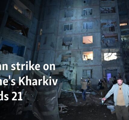 Russian strike on Ukraine's Kharkiv wounds 21