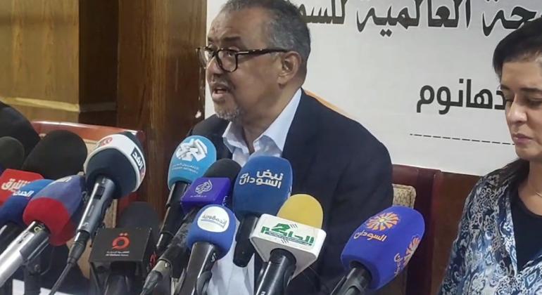 The world must ‘wake up and help Sudan out of the nightmare of conflict’ says WHO’s Tedros