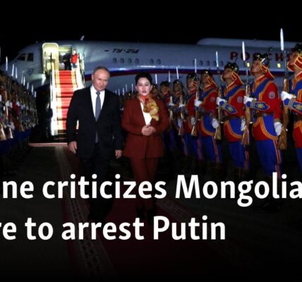 Ukraine criticizes Mongolia's failure to arrest Putin