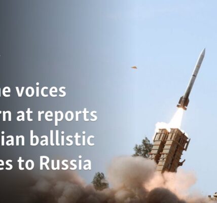 Ukraine voices concern at reports of Iranian ballistic missiles to Russia