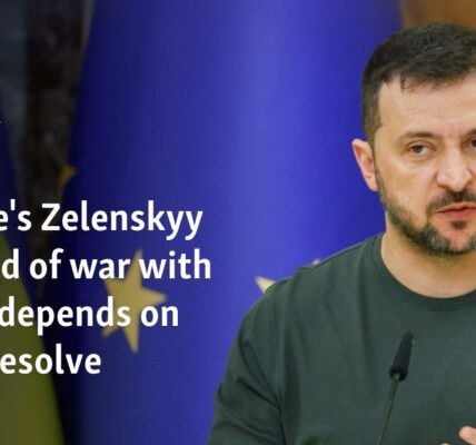 Ukraine's Zelenskyy says end of war with Russia depends on allies' resolve