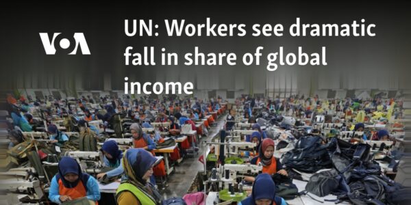 UN: Workers see dramatic fall in share of global income