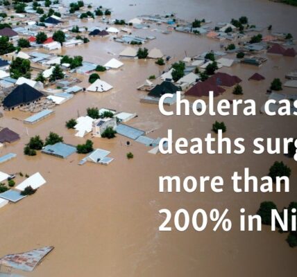 Cholera cases, deaths surge more than 200% in Nigeria