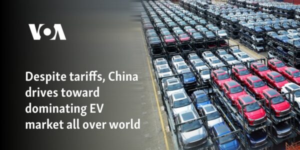 Despite tariffs, China drives toward dominating EV market all over world