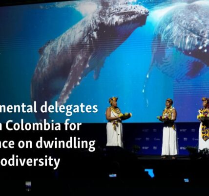 Environmental delegates gather in Colombia for conference on dwindling global biodiversity