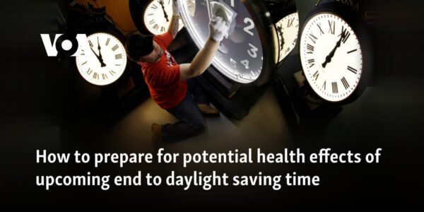 How to prepare for potential health effects of upcoming end to daylight saving time