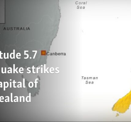 Magnitude 5.7 earthquake strikes near capital of New Zealand