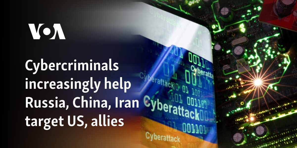 Microsoft: Cybercriminals increasingly help Russia, China, Iran target US, allies