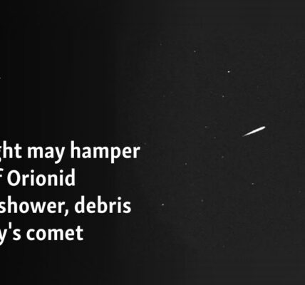 Moonlight may hamper views of Orionid meteor shower, debris of Halley's comet