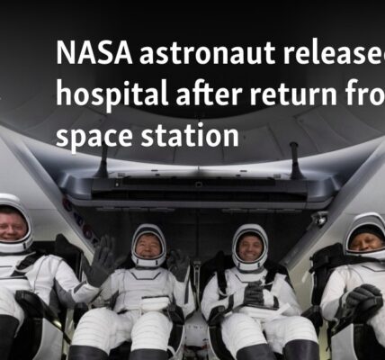 NASA astronaut released from hospital after return from space station