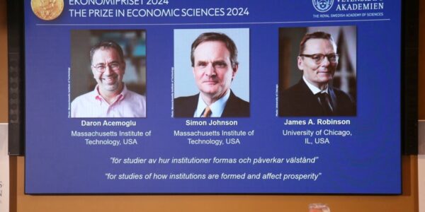 Nobel economics prize awarded for research into why countries succeed or fail