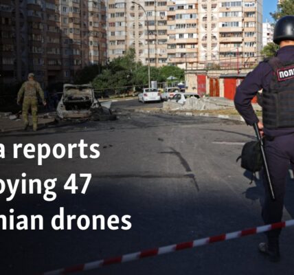 Russia reports destroying 47 Ukrainian drones