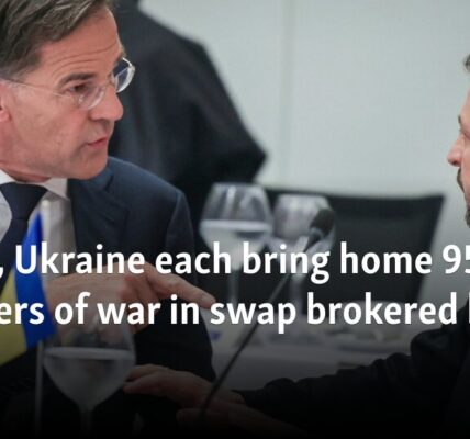 Russia, Ukraine each bring home 95 prisoners of war in swap brokered by UAE