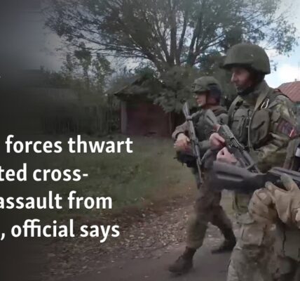 Russian forces thwart attempted cross-border assault from Ukraine, official says