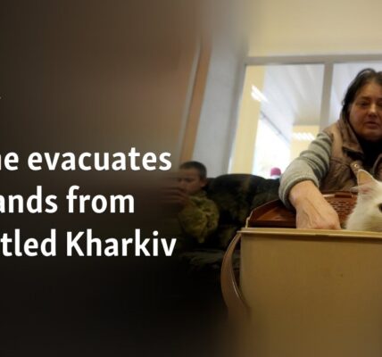 Ukraine evacuates thousands from embattled Kharkiv town