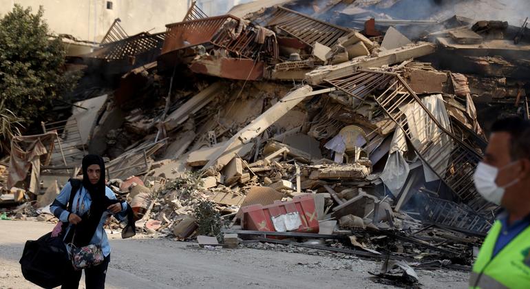 UN renews call to protect civilians, as deadly Israeli strike hits close to key Beirut hospital