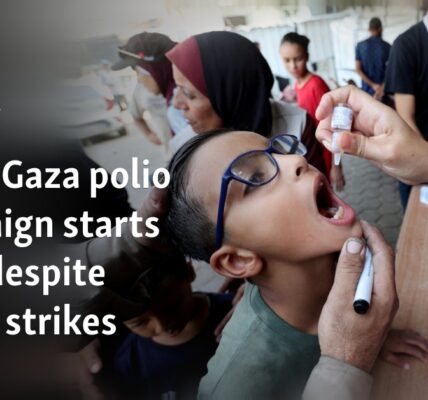 WHO: Gaza polio campaign starts well, despite Israeli strikes