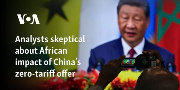 Analysts skeptical about African impact of China’s zero-tariff offer