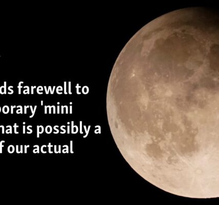 Earth bids farewell to its temporary 'mini moon' that is possibly a chunk of our actual moon