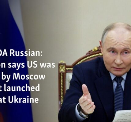 From VOA Russian: Pentagon says US was notified by Moscow before it launched missile at Ukraine