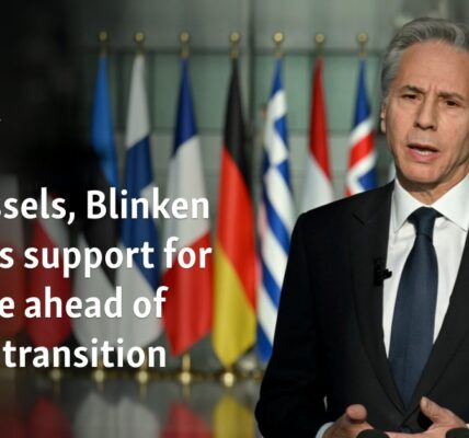 In Brussels, Blinken pledges support for Ukraine ahead of Trump transition