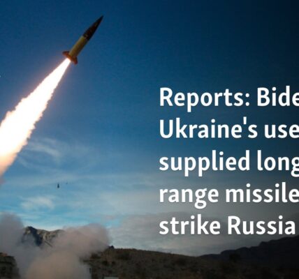 Reports: Biden OKs Ukraine's use of US-supplied long-range missiles to strike Russia