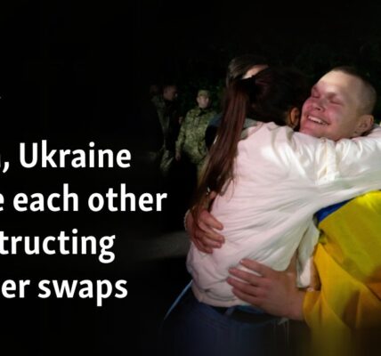 Russia, Ukraine accuse each other of obstructing prisoner swaps