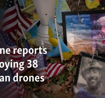 Ukraine reports destroying 38 Russian drones