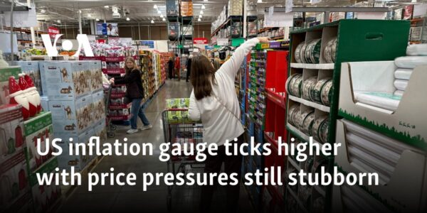 US inflation gauge ticks higher with price pressures still stubborn