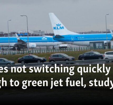 Airlines not switching quickly enough to green jet fuel, study says