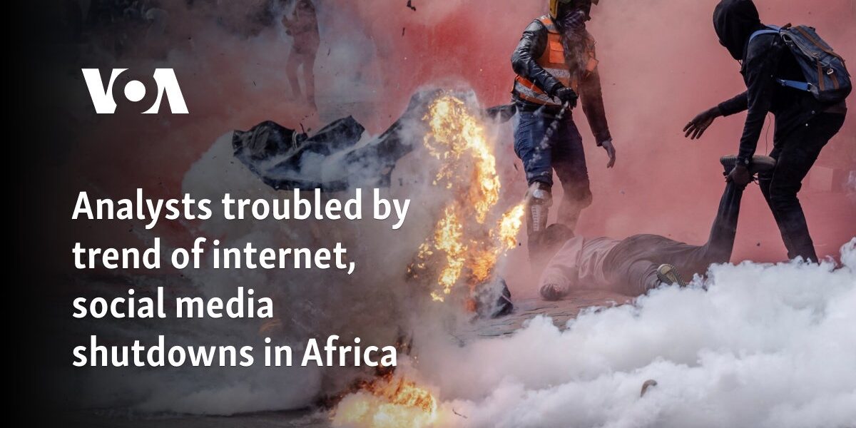 Analysts troubled by trend of internet, social media shutdowns in Africa