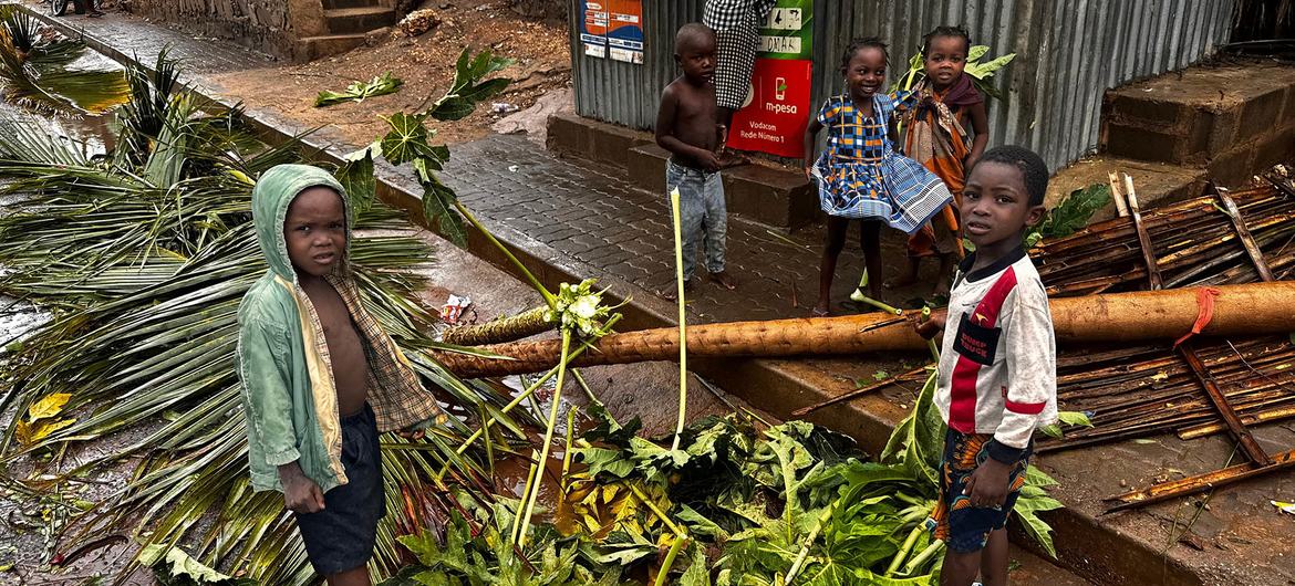 Around 90,000 children impacted by Cyclone Chido in Mozambique